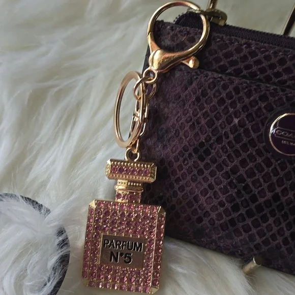 ๐๐ LOW START ๐๐Coach Purple id Card Holder And Purse Bling - Picture 9 of 9